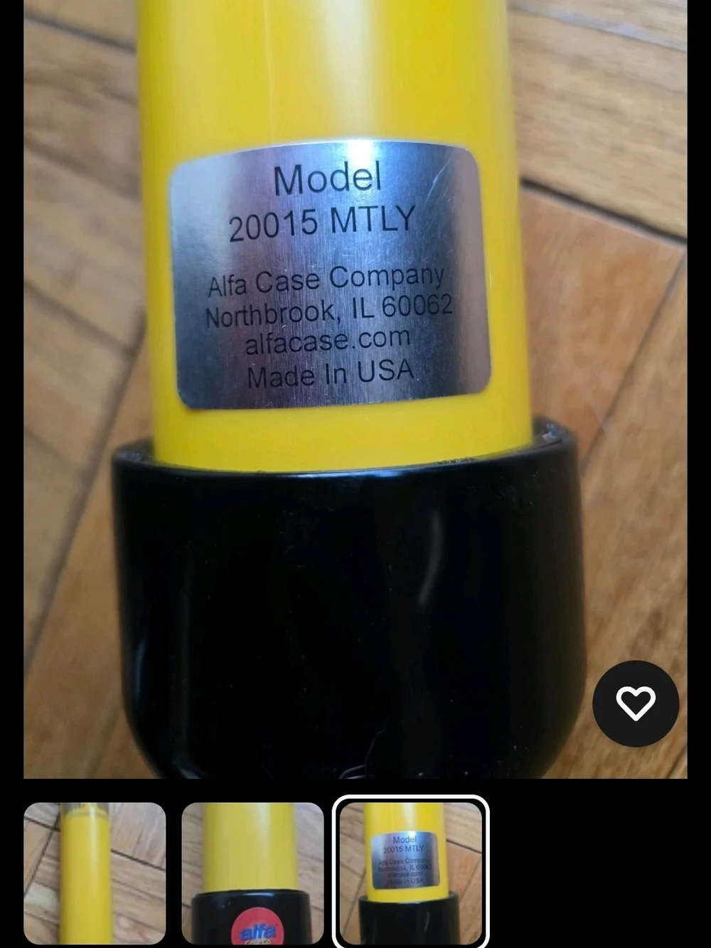 N/A yellow cylinder